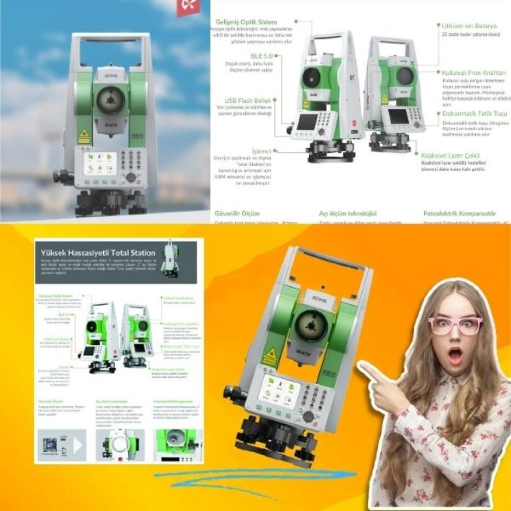 Alpha Ti Total Station - Haritacıların Tek ve Doğru Adresi