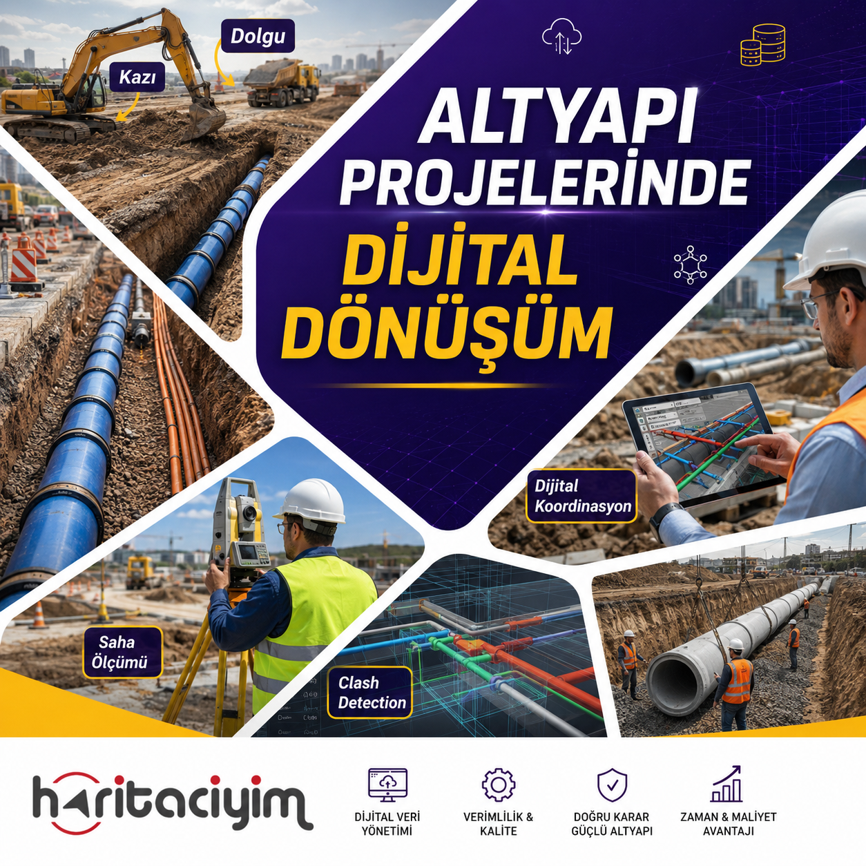 Altyapı Projelerinde Dijital Dönüşüm - Haritacıların Tek ve Doğru Adresi